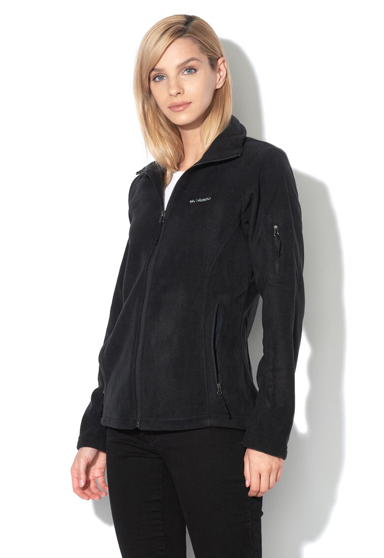 Columbia Bluza din fleece cu fermoar pentru trekking Fast Trek™ II - Negru