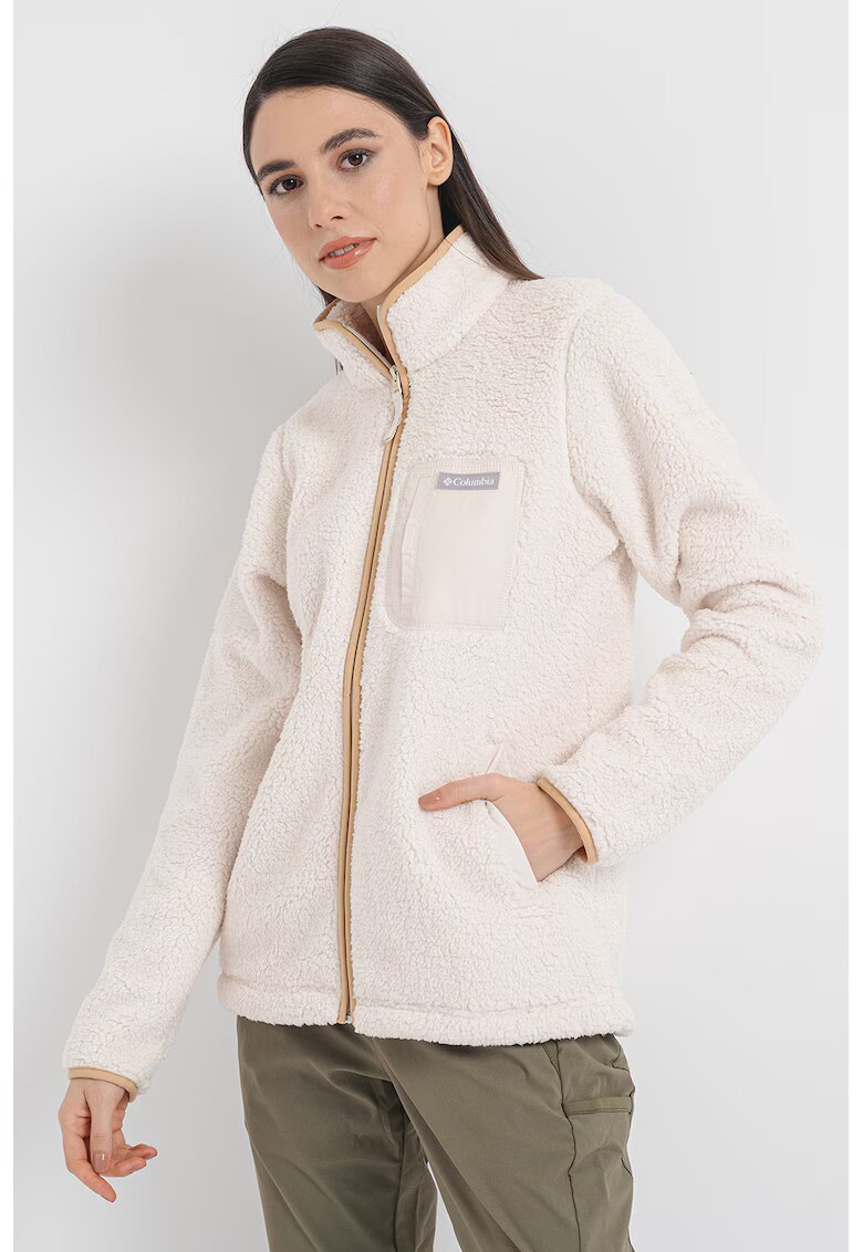 Columbia Bluza din material fleece cu fermoar pentru drumetii West Bend™ II - Crem