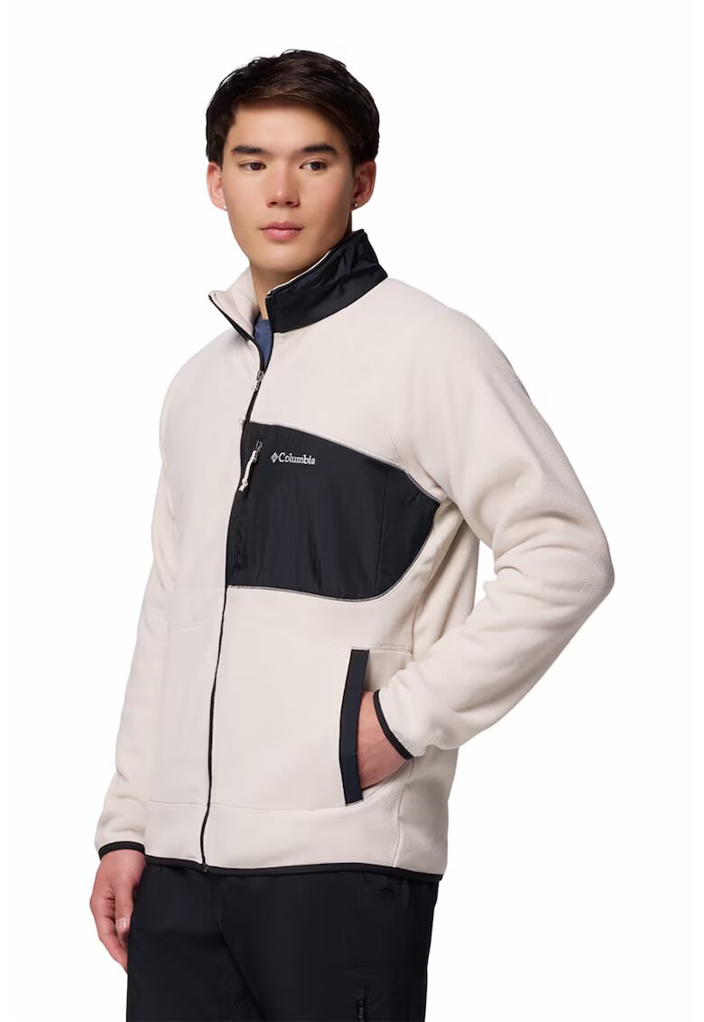Columbia Bluza pentru trekking Fast Trek - Alb fildes/Negru