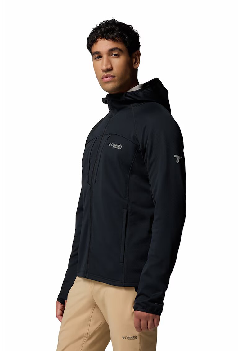 Columbia Bluza slim fit pentru trekking Arctic - Negru