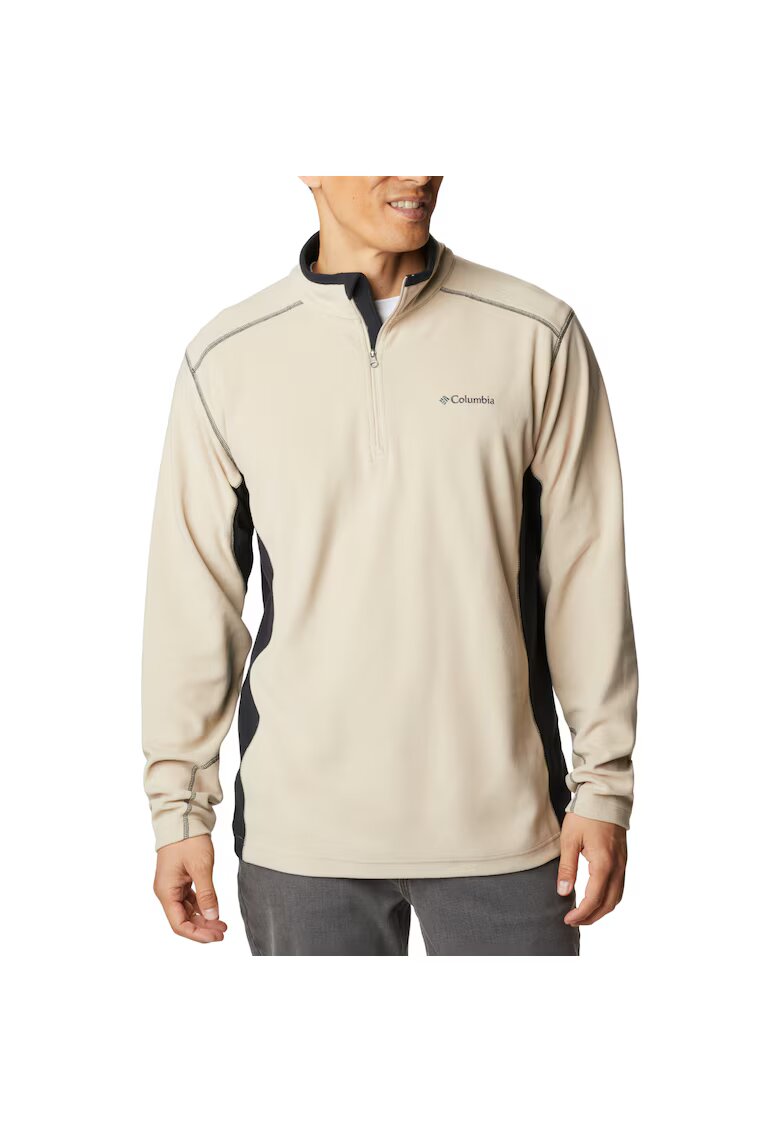 Columbia Bluza sport de barbati din fleece - Klamath Range II Half Zip Fleece 135247 - Bej