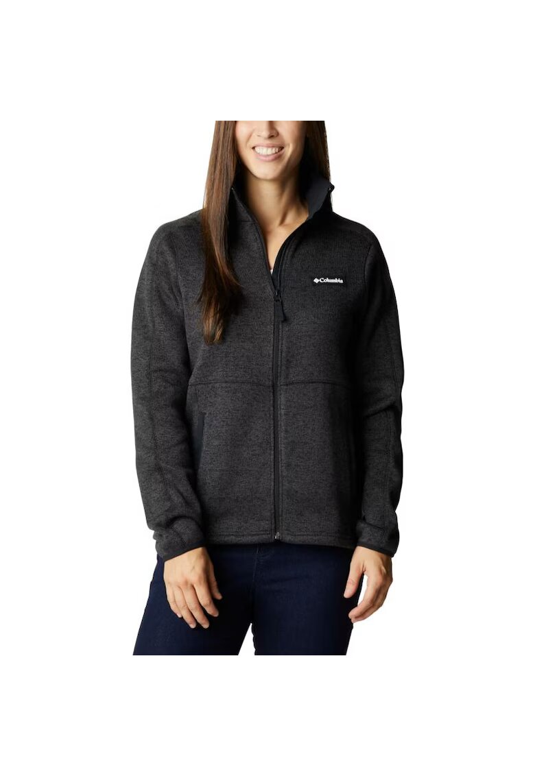 Columbia Bluza sport de dama din fleece - Sweater Weather Full Zip Fleece 8933010 - Negru