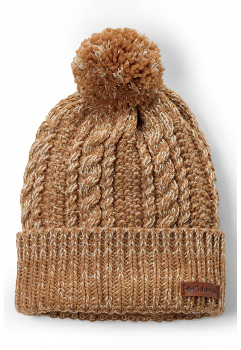 Columbia Caciula cu model torsade Cozy Ridge - Maro taupe