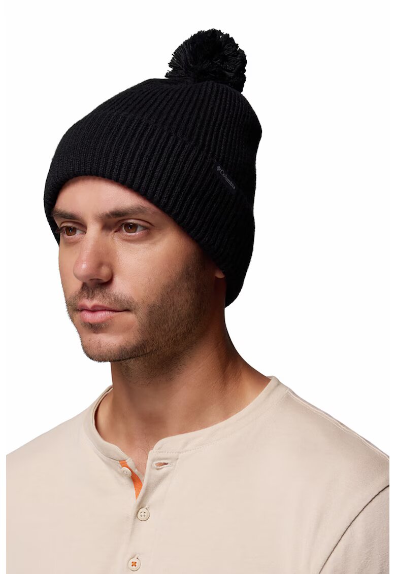 Columbia Caciula unisex cu ciucure Polar Powder III - Negru
