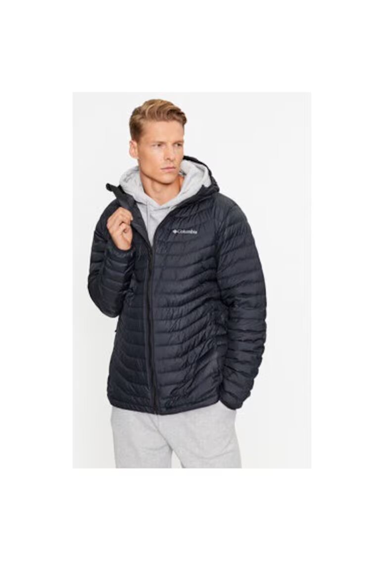 Columbia Geaca barbati - 302397389 - Poliester reciclat/Poliester - Negru - Negru