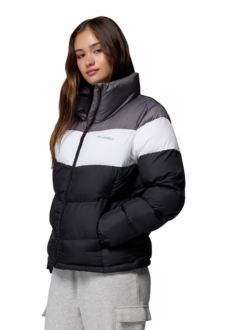 Columbia Geaca cu model colorblock Puffect™ II - Negru/Gri/Alb optic