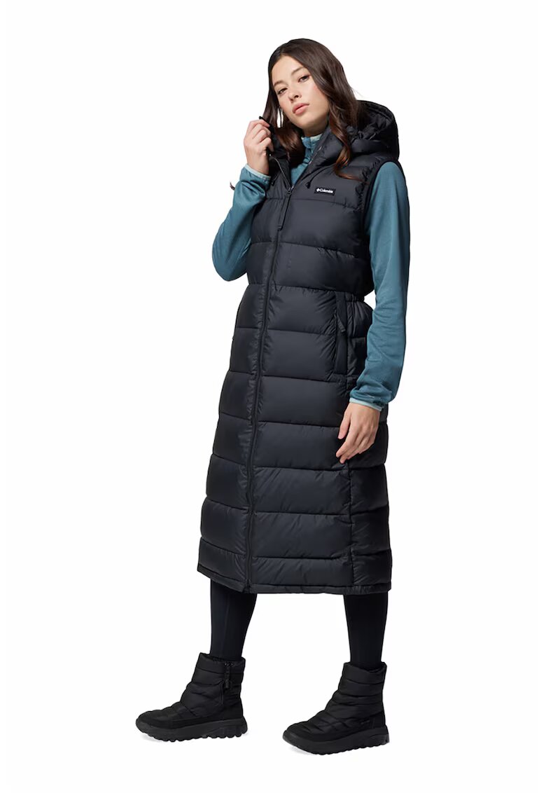 Columbia Geaca lunga cu gluga Pike Lake II - Negru