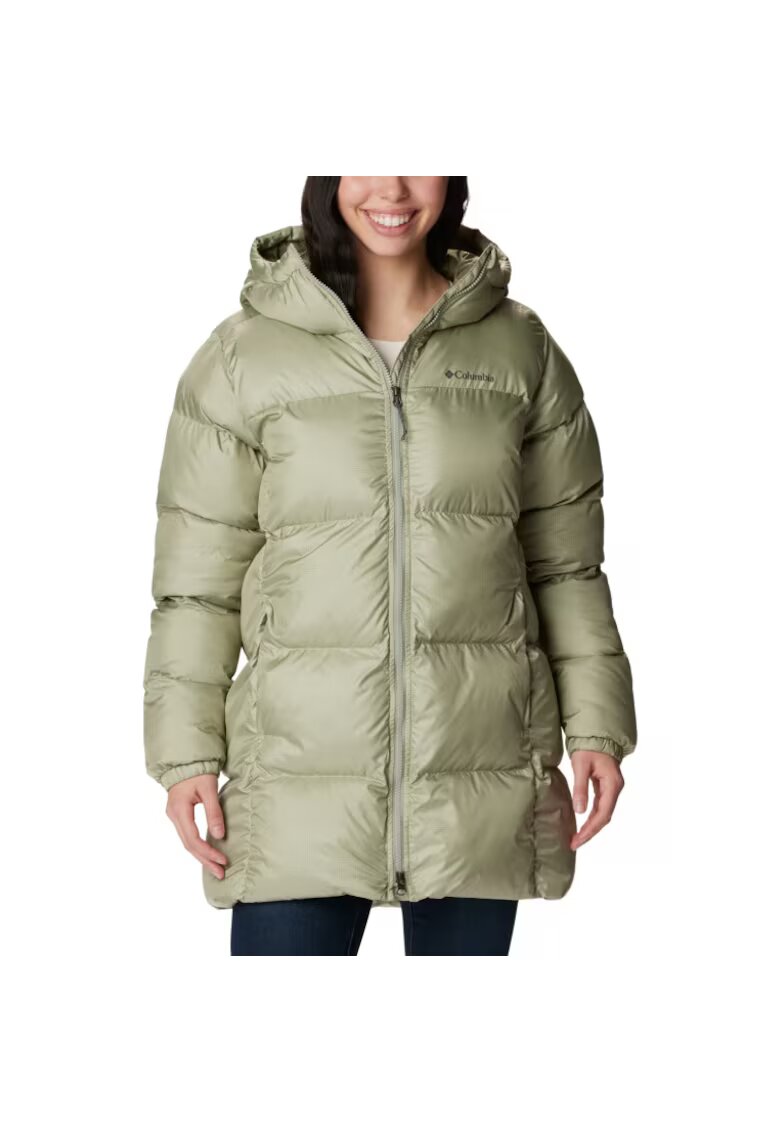 Columbia Geaca sport cu gluga Puffect Mid - poliester - verde -