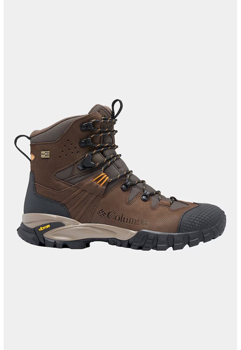 Columbia Ghete de piele pentru trekking Geoterra Outdry - Maro