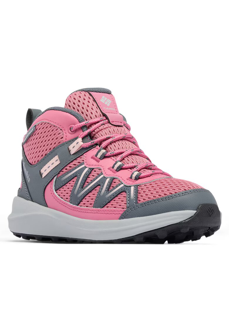 Columbia Ghete de trekking copii - 305283900 - textil - roz/gri