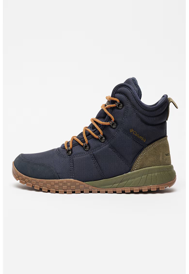 Columbia Ghete impermeabile pentru trekking Fairbanks™ Omni-Heat™ - Verde inchis/Bleumarin