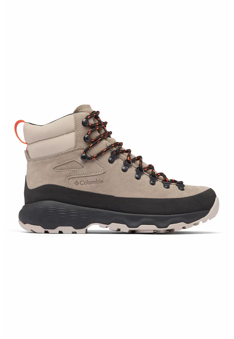 Columbia Ghete impermeabile pentru trekking Newton Alpine PT - Negru/Maro nisip