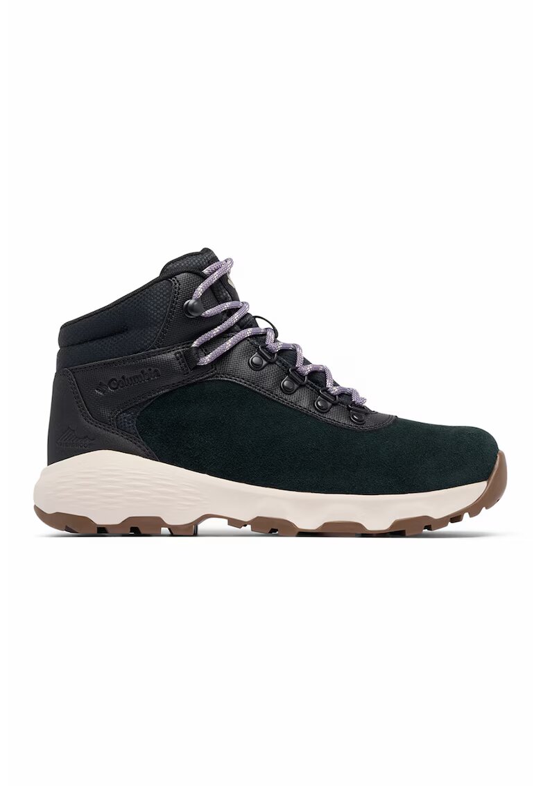 Columbia Ghete impermeabile pentru trekking Newton Wander - Alb fildes/Negru/Maro