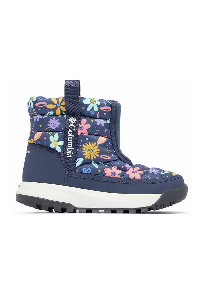 Columbia Ghete impermeabile Youth Snowkat - Albastru inchis/Galben sofran/Roz prafuit