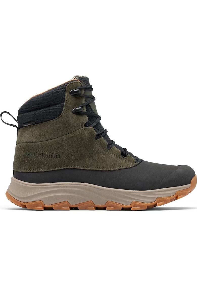 Columbia Ghete sport barbati Expeditionist Shield Waterproof - Piele naturala - Verde