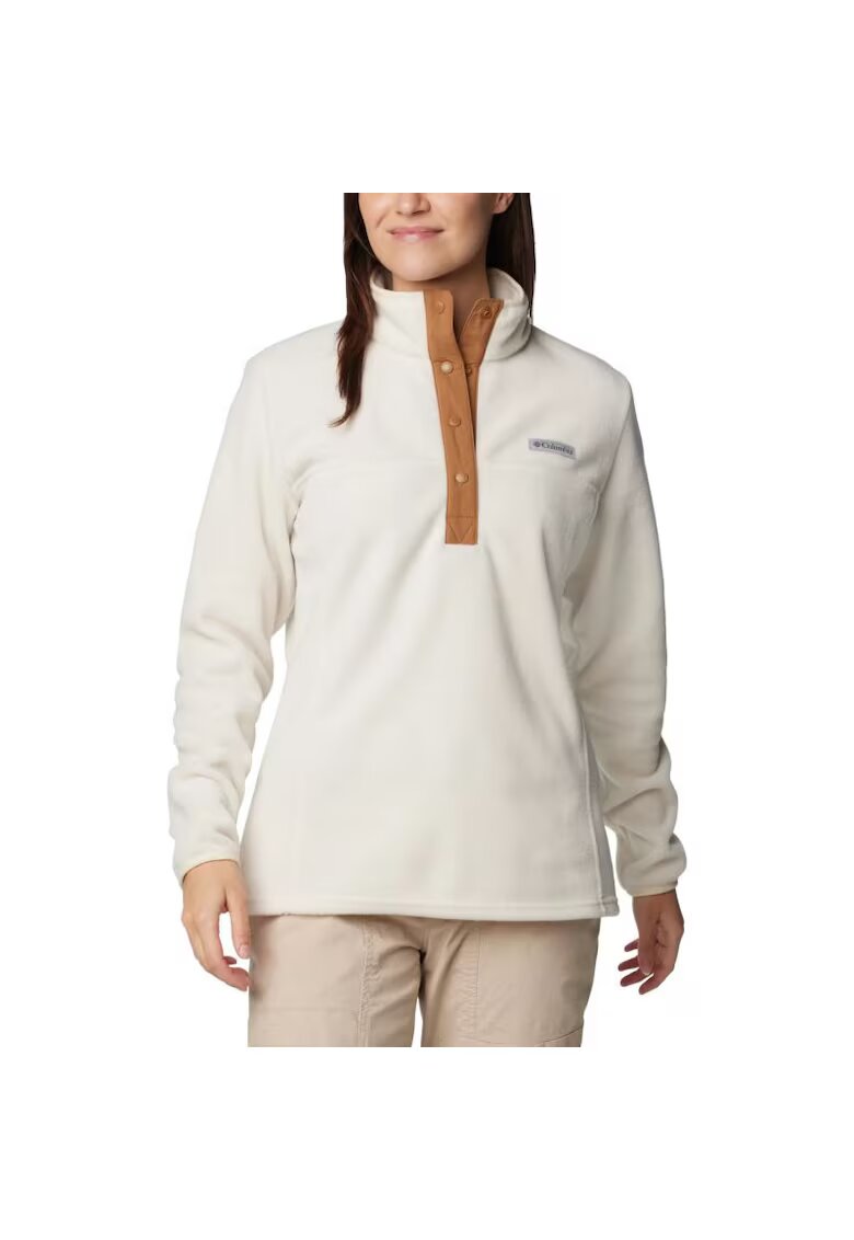 Columbia Hanorac Benton Springs 1/2 Snap Pull Over II W - femei - fleece - alb