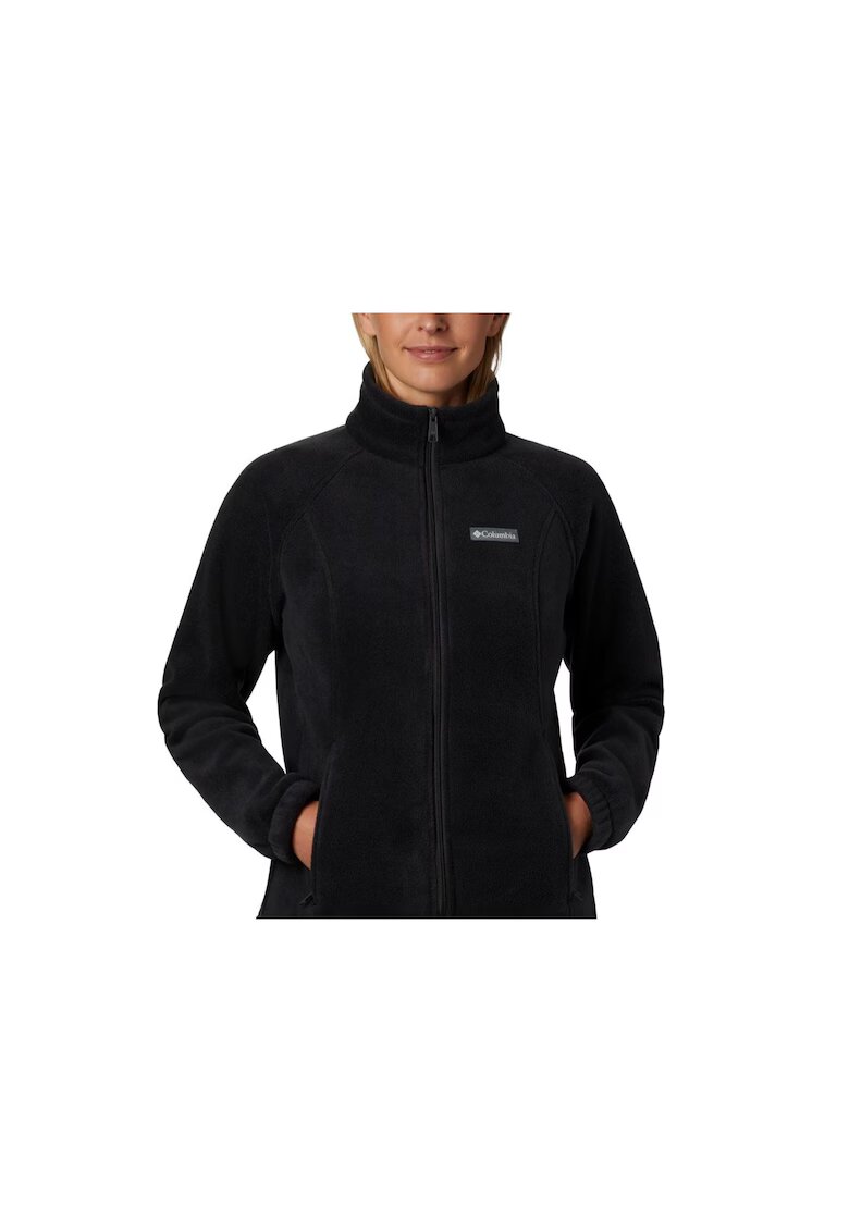 Columbia Hanorac cu fermoar Benton Springs Sintetic Negru - Negru