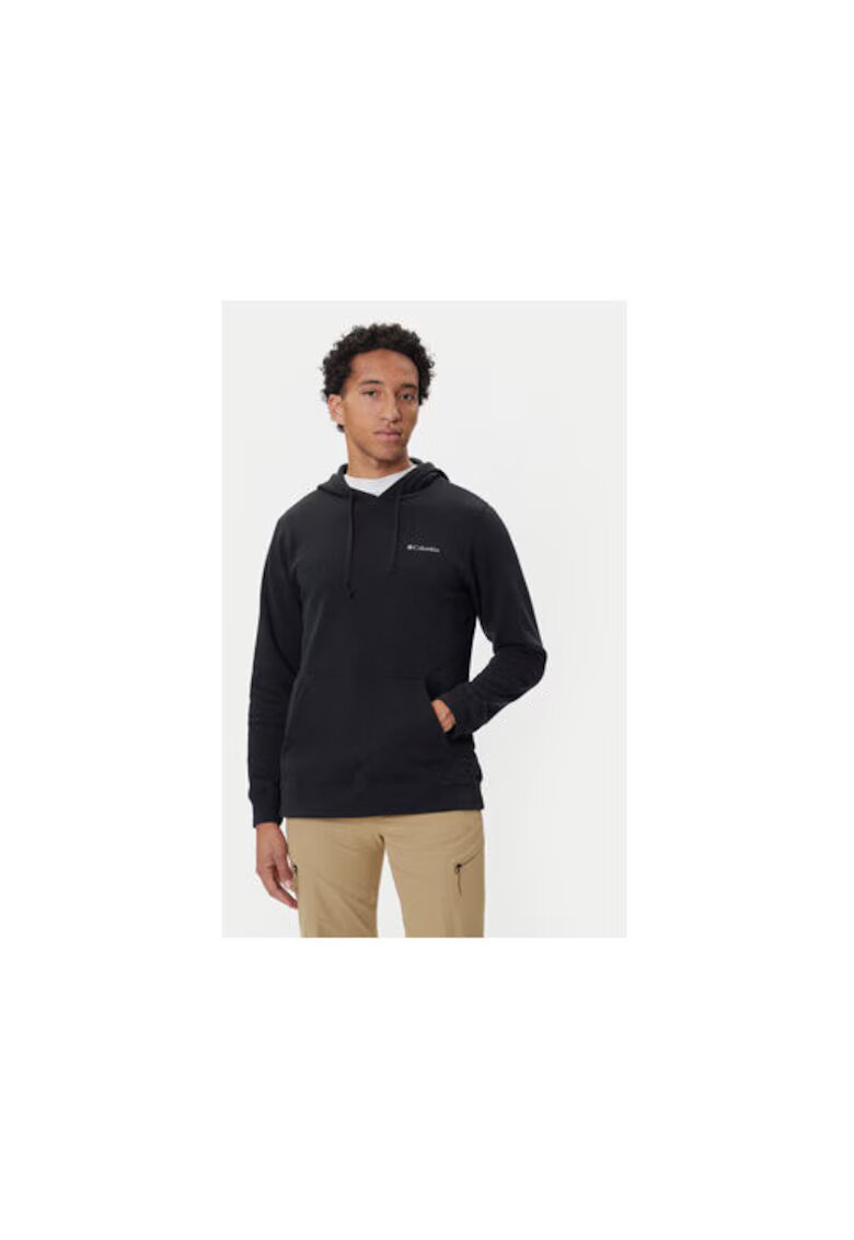 Columbia Hanorac sport barbati - bumbac/poliester - cu imprimeu - negru -