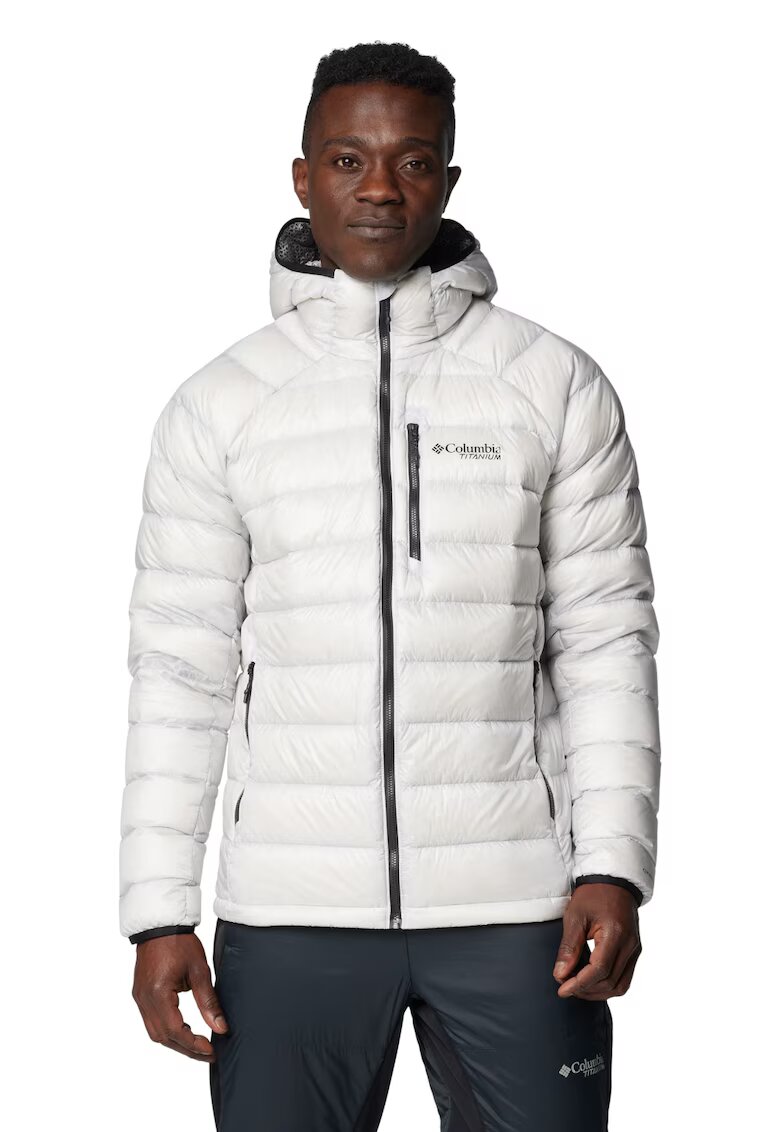 Columbia Jacheta barbati - Arctic Crest Down Hooded Jacket 208877 - Gri
