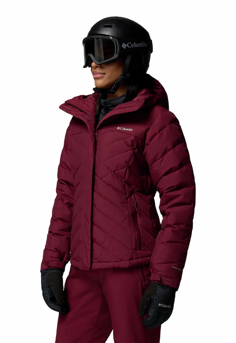 Columbia Jacheta cu gluga Skin Lay D Down V - Visiniu