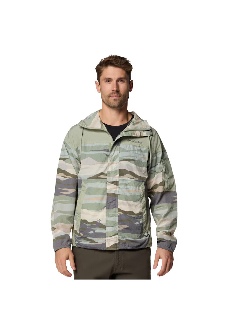 Columbia Jacheta sport barbati - Challenger II Novelty Windbreaker Jacket 211698 - Verde
