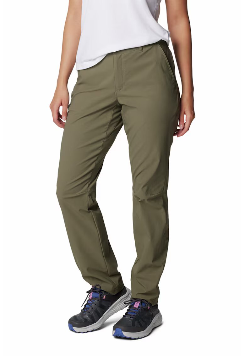 Columbia Pantaloni cu buzunare pentru drumetii Leslie Falls II - Kaki pal
