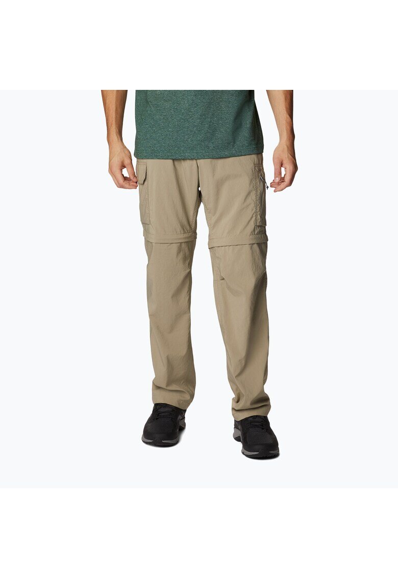 Columbia Pantaloni de trekking convertibili barbati - Poliester - Maro