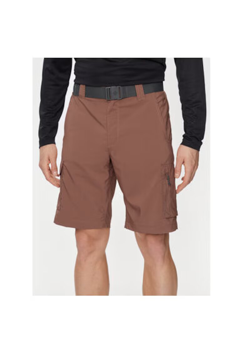 Columbia Pantaloni scurti barbati - 303383596 - Poliester reciclat - Maro - Maro