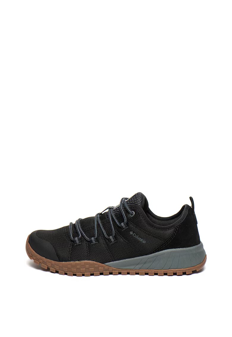 Columbia Pantofi sport cu detalii din piele intoarsa Fairbanks - Negru/Gri inchis