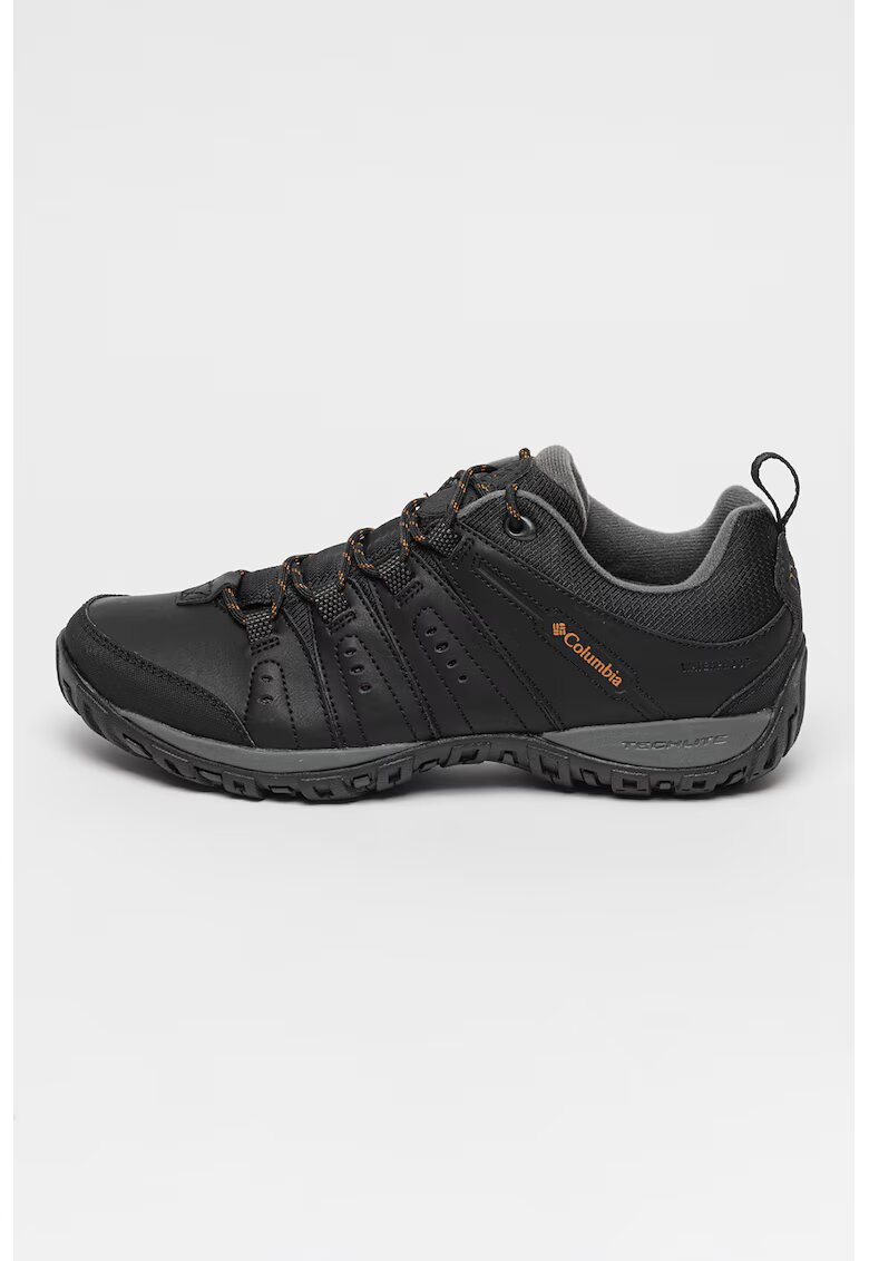 Columbia Pantofi sport impermeabili cu garnituri de piele Woodburn II - Negru stins