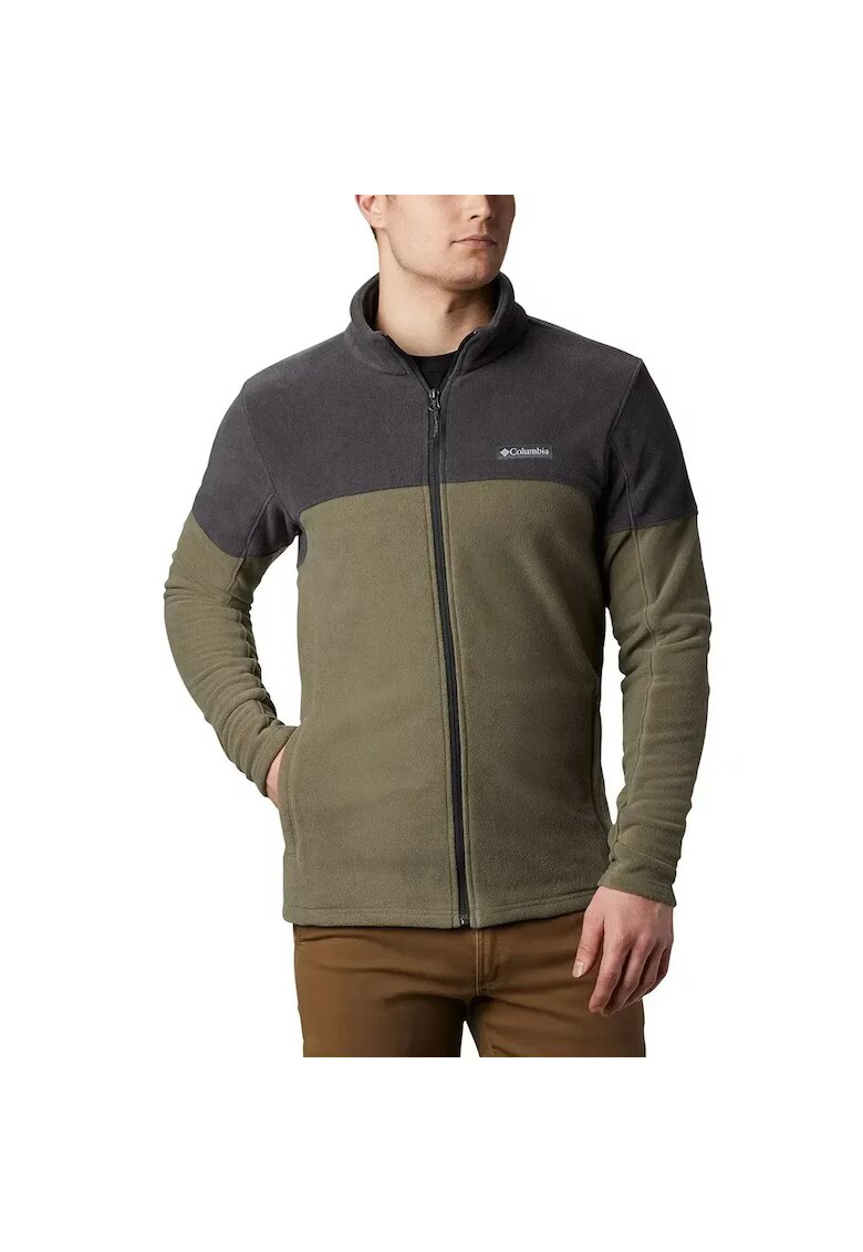 Columbia Pulover polar Basin Trail III Full Zip - Verde - Verde/Gri