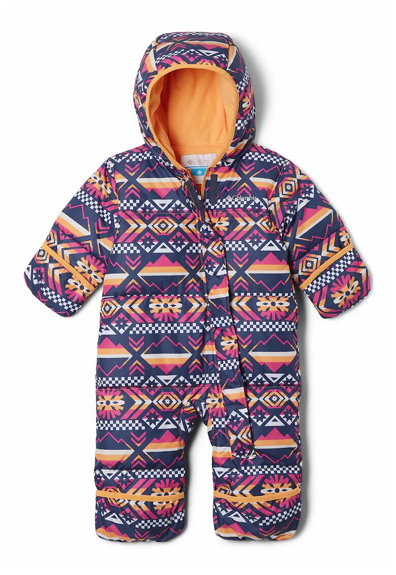 Columbia Salopeta cu umplutura de puf - pentru schi si snowboarding Snugly Bunny - Piersica/Bleumarin