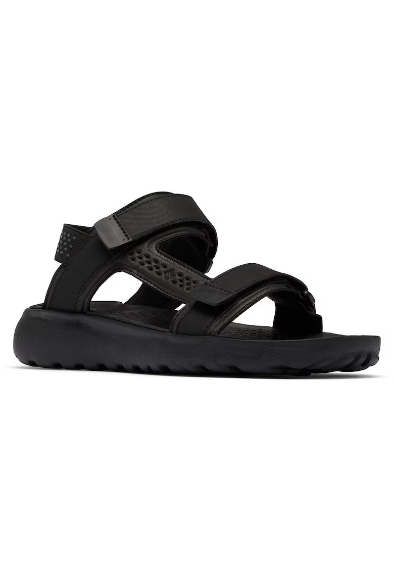Columbia Sandale barbati 2108771 - Piele naturala - Negru - Negru