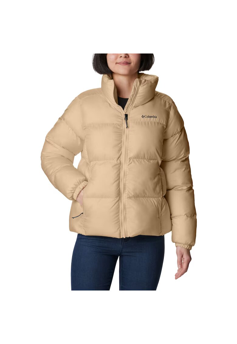 Columbia Sportwear Geaca matlasata - Columbia - izolatie Thermarator - poliester - rezistenta la apa si vant - Bej -