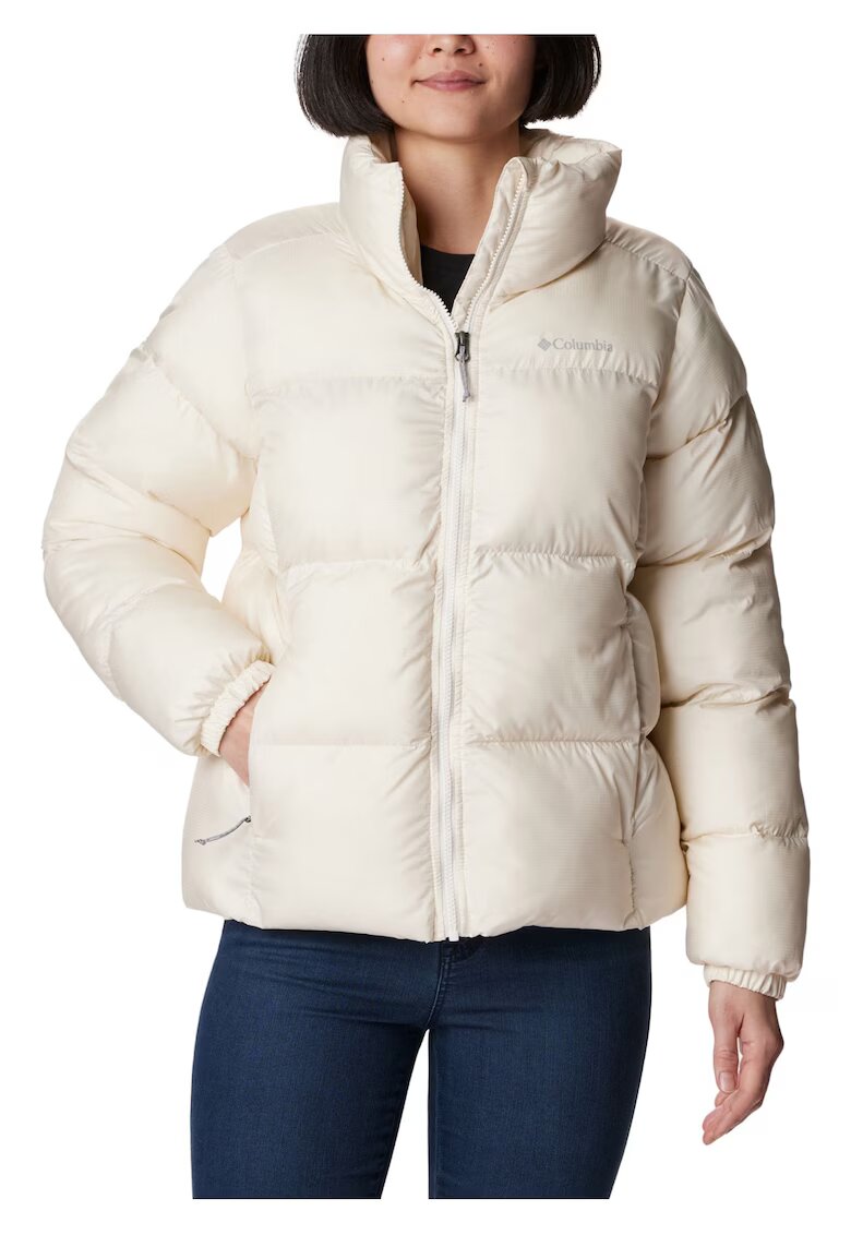 Columbia Sportwear Geaca matlasata Columbia - izolatie Thermarator - rezistenta la apa si vant - Alb - Alb