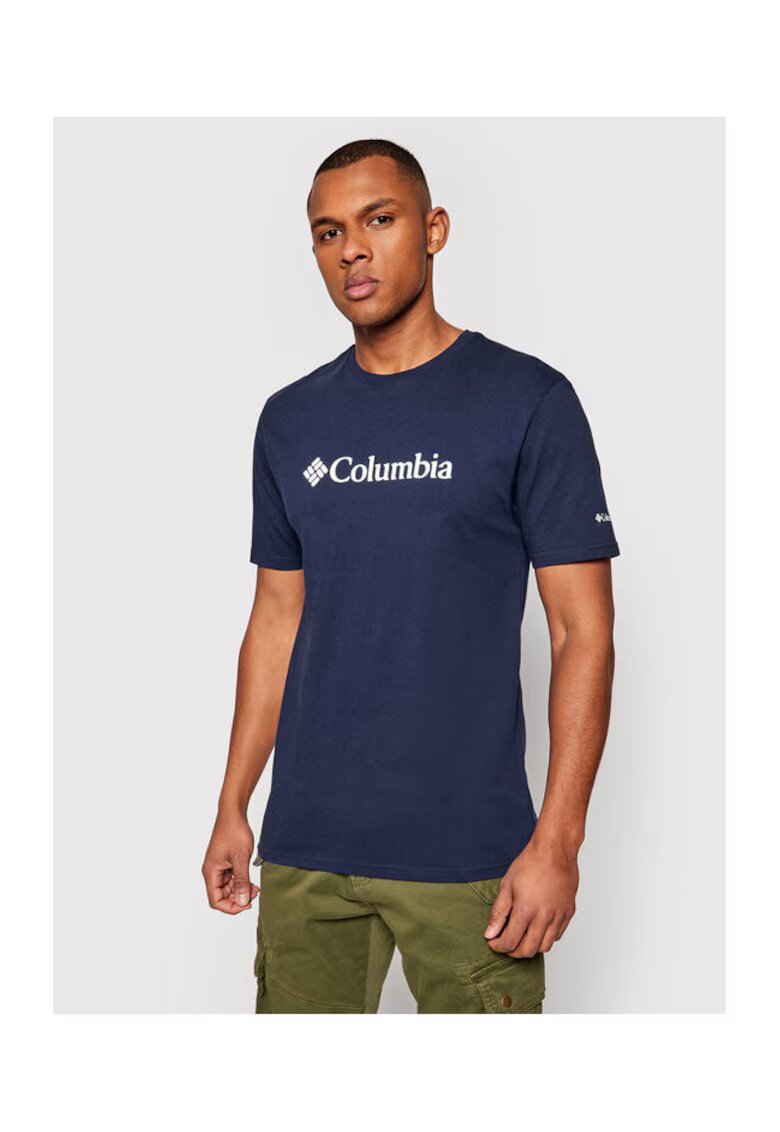 Columbia Tricou barbati - 208214902 - Bumbac - Albastru - Albastru