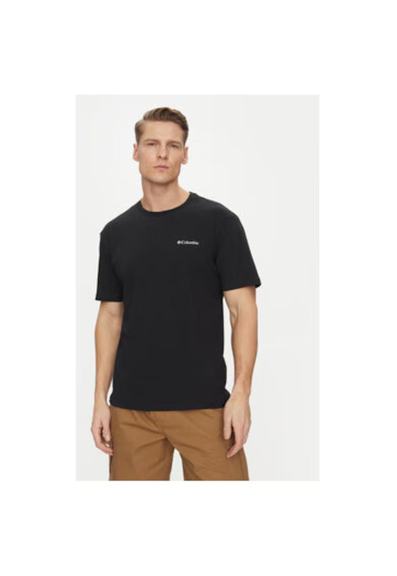 Columbia Tricou barbati - 304693335 - Bumbac - Negru - Negru