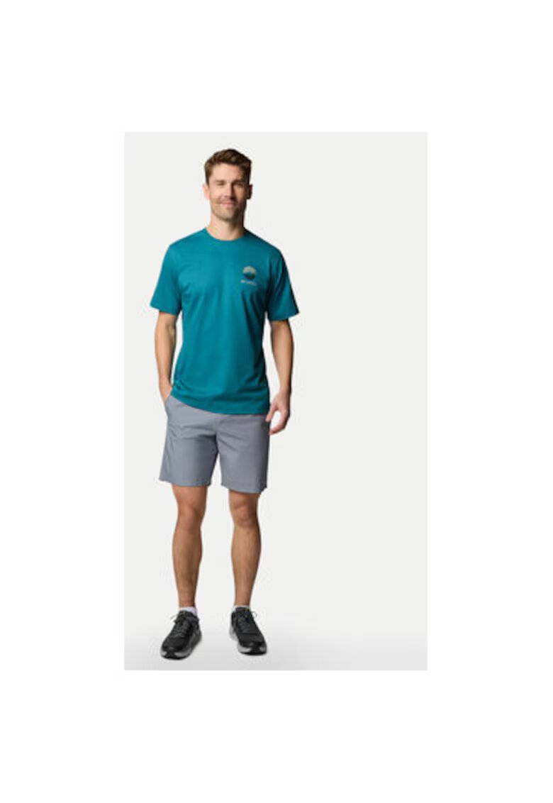 Columbia Tricou barbati - 304694653 - Bumbac organic - Verde - Verde