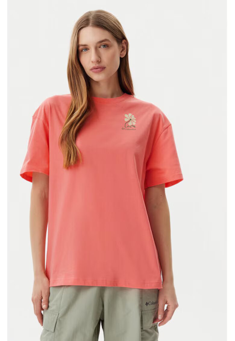 Columbia Tricou dama - 304694707 - Bumbac organic - Roz - Roz