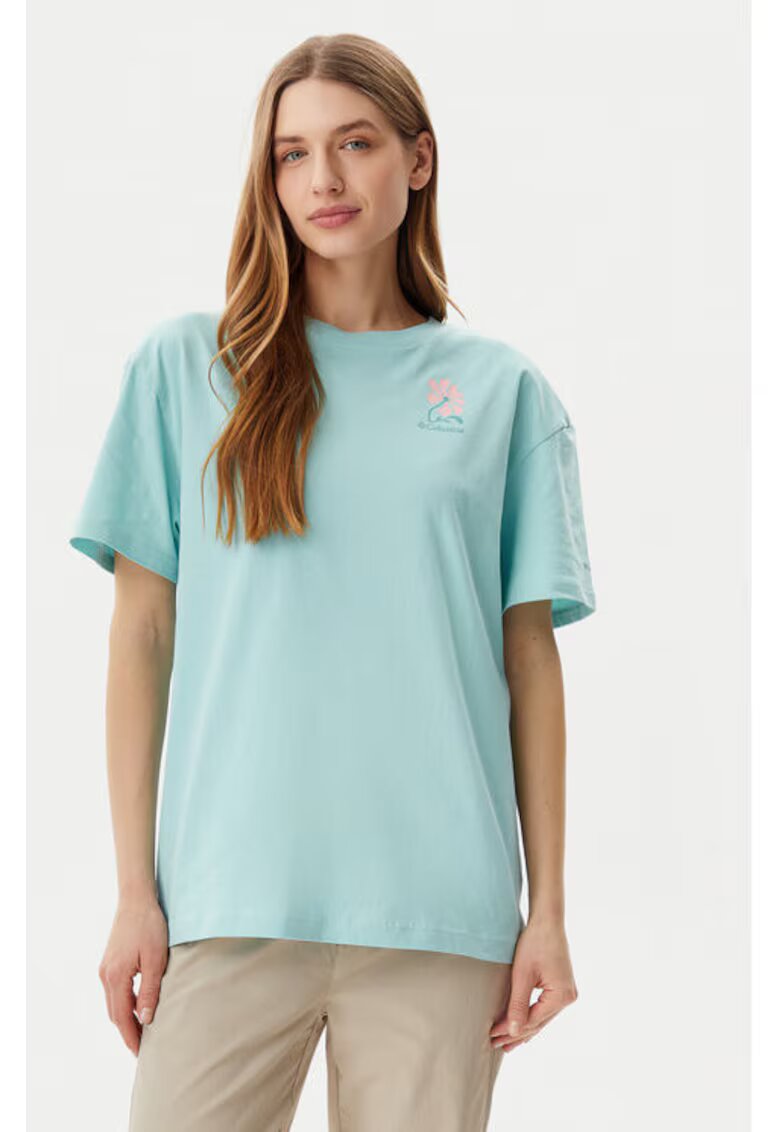 Columbia Tricou dama - 304694714 - Bumbac organic - Verde - Verde