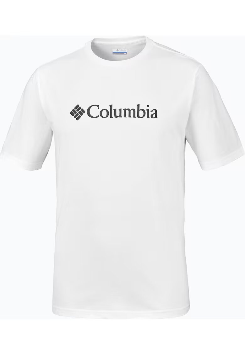 Columbia Tricou de trekking - Bumbac - Alb/Negru - Alb/Negru