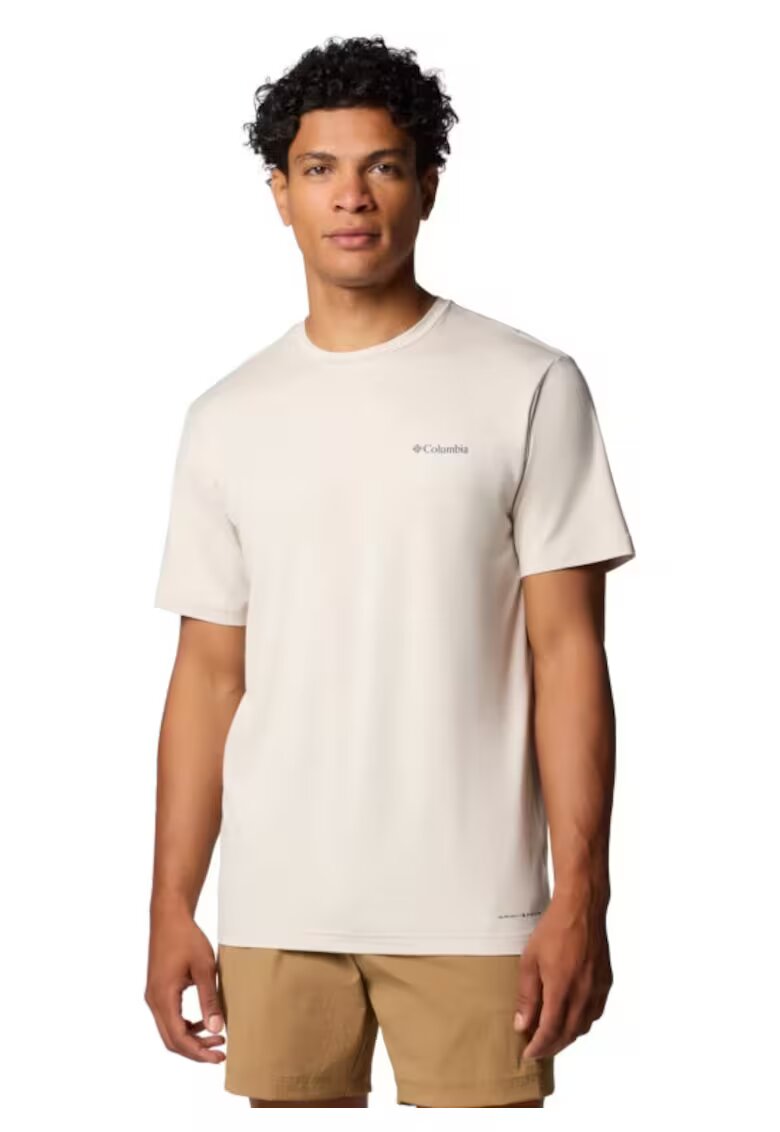 Columbia Tricou Kwick Hike Back Graphic - bej - poliester