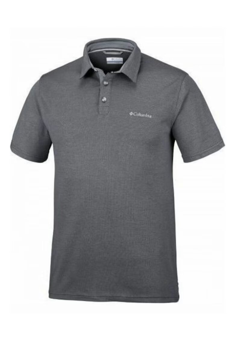 Columbia Tricou polo barbati - Modal/Poliester - Gri - 2XL
