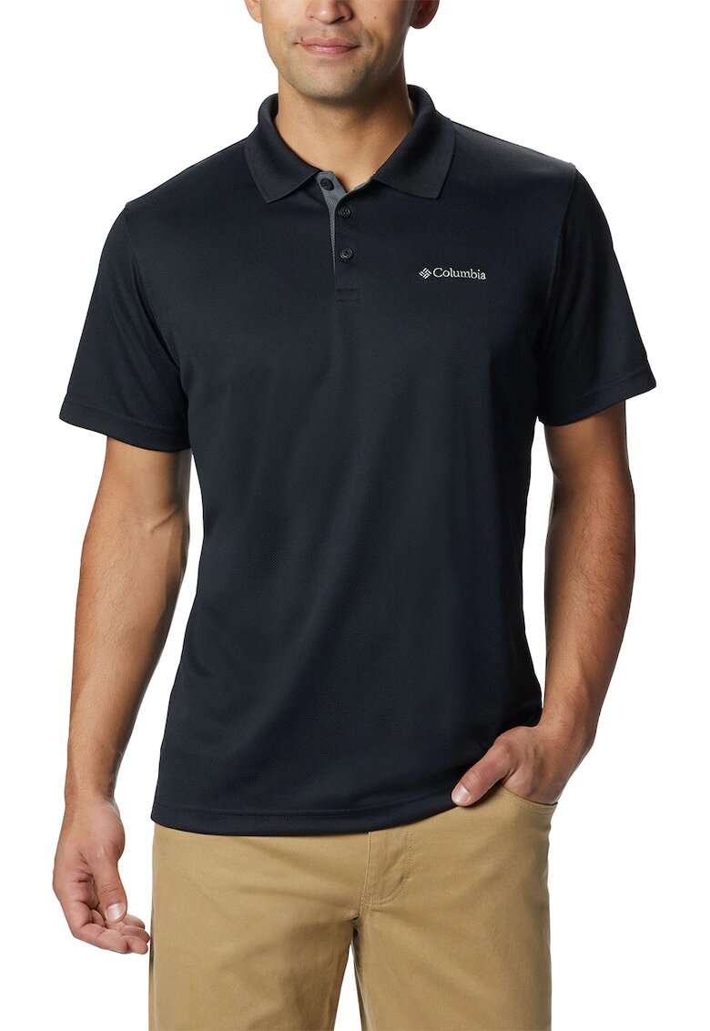 Columbia Tricou polo cu UPF 30 Utilizer™ - Negru