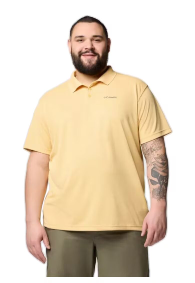 Columbia Tricou Utilizer Polo - galben deschis - poliester - Galben deschis