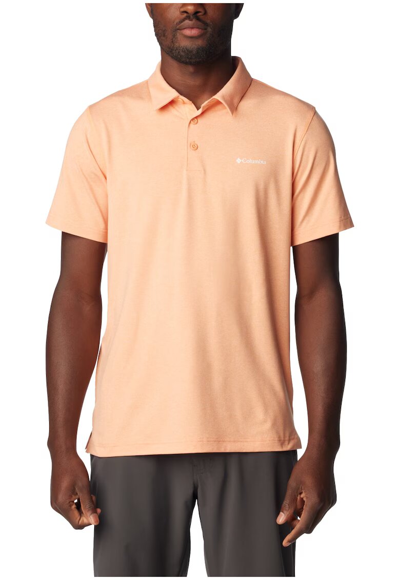 Columbia Tricouri polo de barbati - Tech Trail Polo Shirt 17687 - Portocaliu