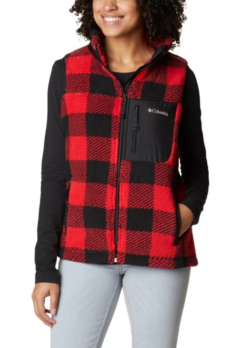 Columbia Vesta femei West Bend - poliester - rosu/negru - Rosu/Negru