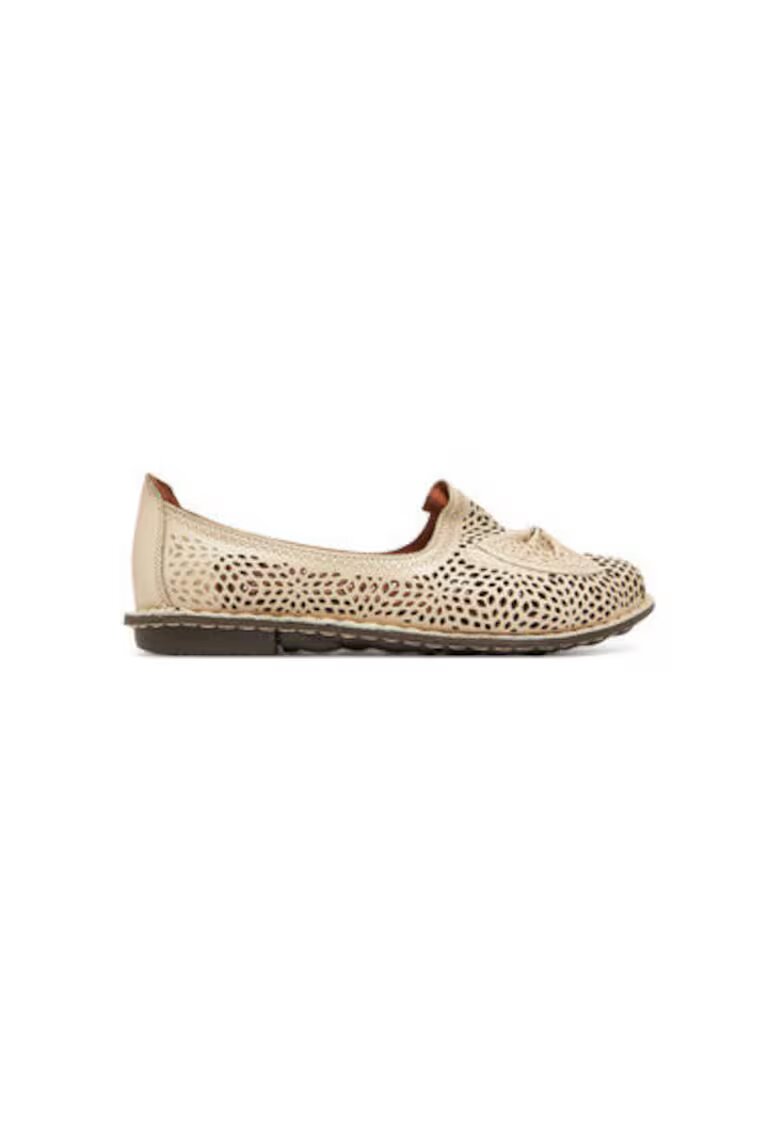Comfortabel Balerini 830036-08 - Piele naturala - Bej - Bej