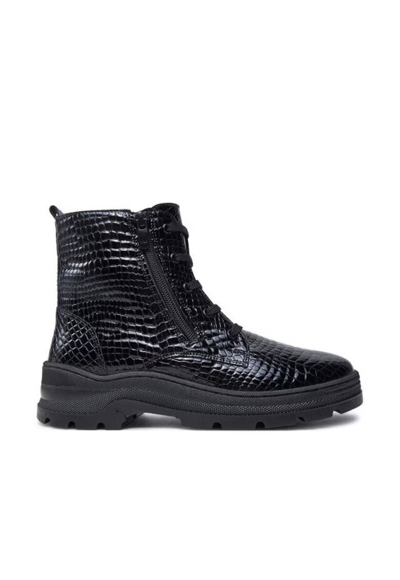 Comfortabel Ghete dama 304472695 - Piele naturala - Negru - Negru