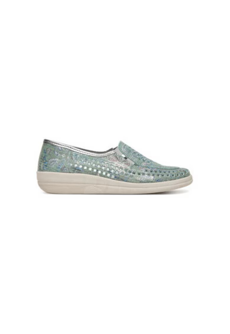 Comfortabel Mocasini dama 940249-71 - Piele naturala - Verde